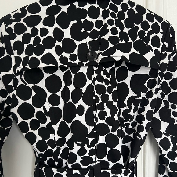 NWOT Animal Print Cotton Spring/Fall Trench Coat | M - Picture 3 of 10